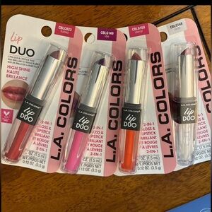 LIP DUO LIPGLOSS & LIPSTICK DUO Set of 4